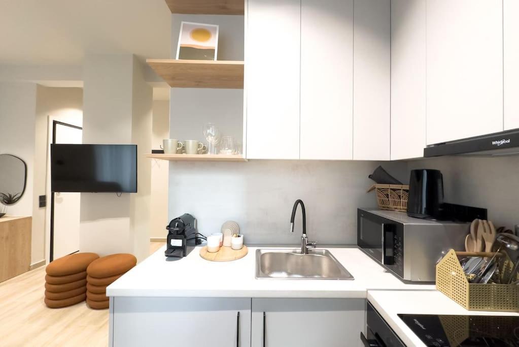 Athenian Luxe & Cozy Studio Luaran gambar